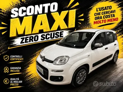 Usata Fiat Panda Easy 95 CV (69 kW) 2018 Bianco Utilitaria