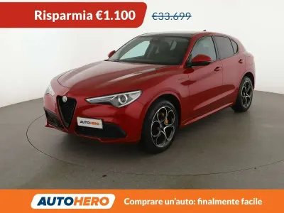 Brugt Alfa Romeo Stelvio Veloce 280 HK (205 kW) 2020 Rød SUV