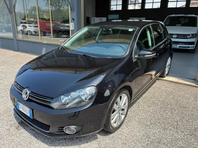 Usata VW Golf VI Highline 110 CV (80 kW) 2009 Nero Utilitaria