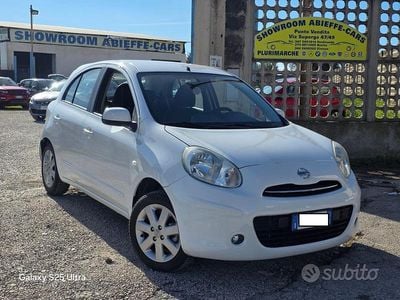 Usata Nissan Micra Tekna 80 CV (58 kW) 2011 Bianco Utilitaria