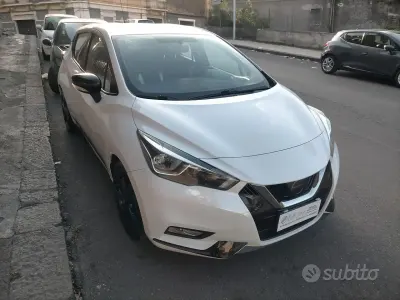 Usata Nissan Micra Tekna 90 CV (66 kW) 2019 Bianco Utilitaria
