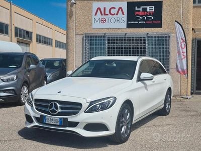 Usata Mercedes C220 194 CV (142 kW) 2018 Bianco Station wagon