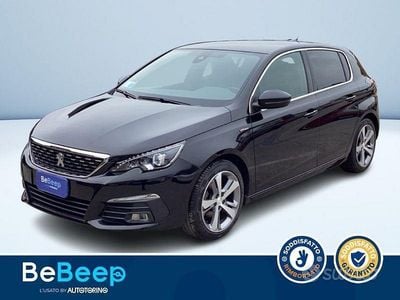 Usata Peugeot 308 GT-line 131 CV (96 kW) 2020 Nero pastello Berlina