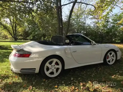 Usata Porsche 996 450 CV (330 kW) 2005 Bianco Cabrio