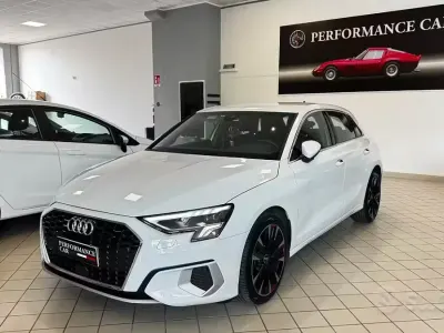 Usata Audi A3 Advanced 116 CV (85 kW) 2022 Bianco Berlina