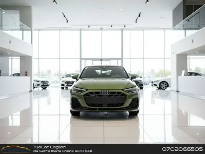 Nuova Audi A3 S-Line 150 CV (110 kW) 2026 Verde Berlina