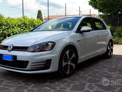 Usata VW Golf GTI 230 CV (169 kW) 2014 Bianco Berlina