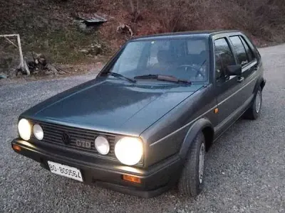 Usata VW Golf II GTD 69 CV (50 kW) 1985 Verde Utilitaria