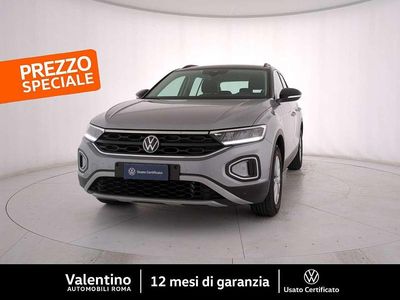 Usata VW T-Roc Life 110 CV (80 kW) 2023 Argento SUV