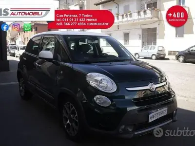 Usata Fiat 500L Trekking 105 CV (77 kW) 2014 Verde Monovolume