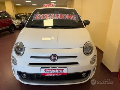 Begagnad Fiat 500 Lounge 95 HK (69 kW) 2018 Vit Sedan