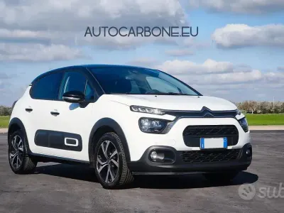 Usata Citroën C3 Shine 110 CV (80 kW) 2022 Nero Utilitaria