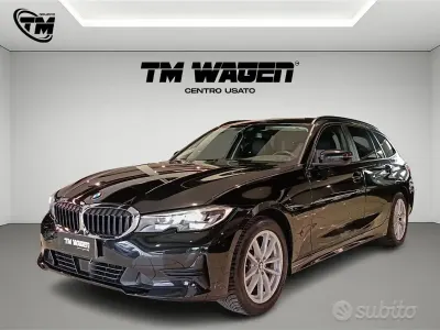 Usata BMW 318 Advantage 150 CV (110 kW) 2022 Nero Station wagon