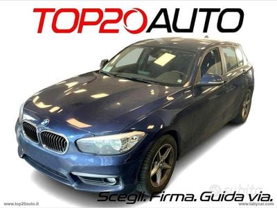 Usata BMW 118 Advantage 150 CV (110 kW) 2016 Blu Utilitaria