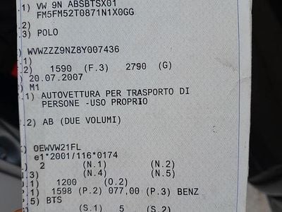 Usata VW Polo 2007 Grigio Utilitaria