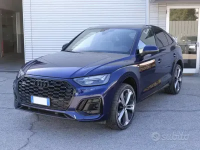 Usata Audi Q5 Sportback S-line plus 204 CV (150 kW) 2023 Blu/azzurro SUV
