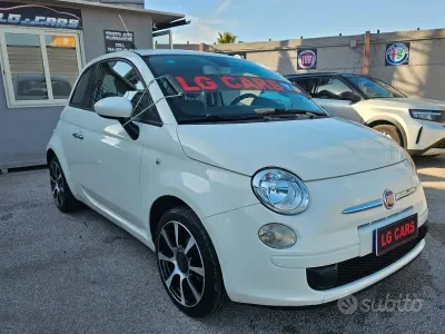 Usata Fiat 500 Pop 69 CV (50 kW) 2009 Bianco Cabrio