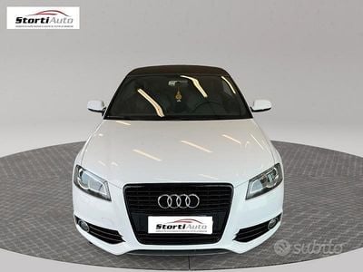 Usata Audi A3 Cabriolet Ambition 105 CV (77 kW) 2013 Bianco Cabrio