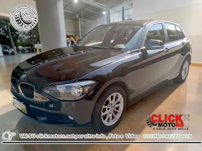 Usata BMW 118 Efficient Dynamics 143 CV (105 kW) 2015 Nero Utilitaria