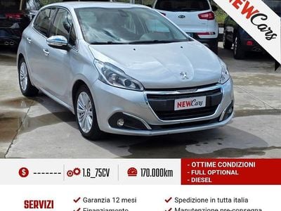 Usata Peugeot 208 Allure 75 CV (55 kW) 2016 Argento Utilitaria