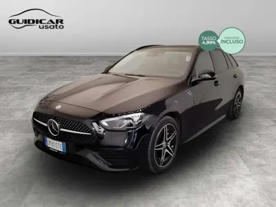 Usata Mercedes C300e Premium 313 CV (230 kW) 2023 Nero Station wagon