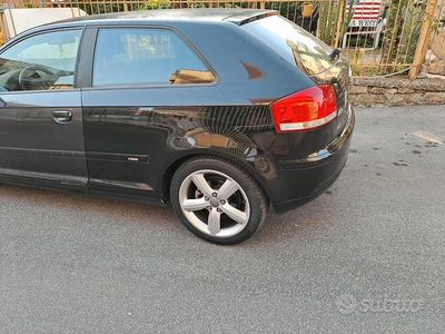 Usata Audi A3 90 CV (66 kW) 2007 Nero Utilitaria
