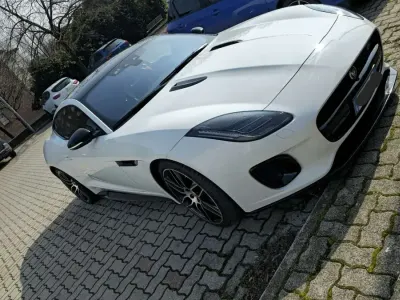 Usata Jaguar F-Type Chequered Flag 300 CV (220 kW) 2020 Bianco Coupé