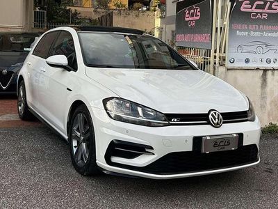 Usata VW Golf VII R-line 150 CV (110 kW) 2019 Bianco Berlina