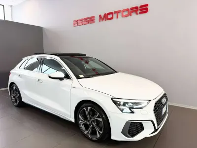 Usata Audi A3 S-Line 150 CV (110 kW) 2021 Bianco Berlina