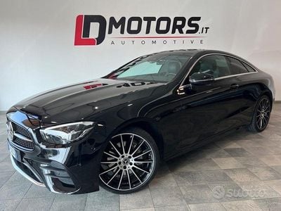 Usata Mercedes E220 AMG line 194 CV (142 kW) 2021 Nero Coupé