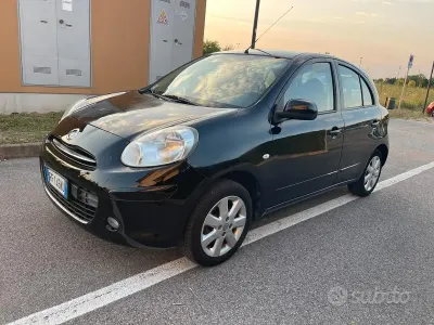 Usata Nissan Micra Acenta 80 CV (58 kW) 2011 Nero Utilitaria