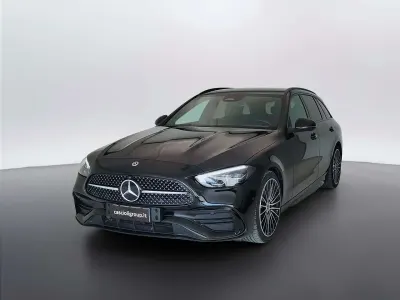 Usata Mercedes C220 AMG line 197 CV (144 kW) 2023 Nero Station wagon
