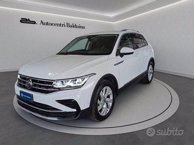 Usata VW Tiguan Elegance 150 CV (110 kW) 2021 Bianco SUV
