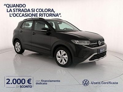 Usata VW T-Cross Life 116 CV (85 kW) 2024 Nero SUV