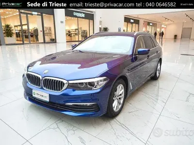 Brugt BMW 520 Efficient Dynamics 190 HK (139 kW) 2019 Blå Stationcar