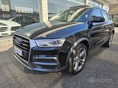 Käytetty Audi Q3 Sport 150 HP (110 kW) 2016 Musta Katumaasturi