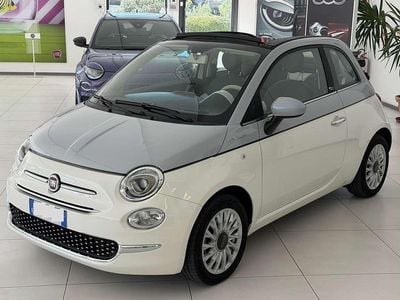 Usata Fiat 500C Dolcevita 69 CV (50 kW) 2021 Bicolore bianco / grigio Cabrio