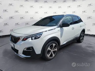 Usata Peugeot 3008 GT-line 120 CV (88 kW) 2018 Bianco SUV