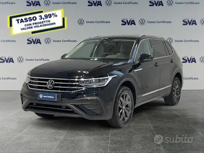 Usata VW Tiguan Allspace Life 150 CV (110 kW) 2022 Nero SUV