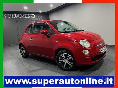 Usata Fiat 500 Lounge 69 CV (50 kW) 2009 Rosso Cabrio