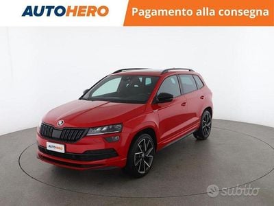 Usata Skoda Karoq SportLine 150 CV (110 kW) 2019 Rosso SUV