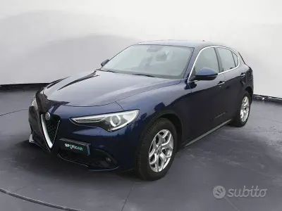 Usata Alfa Romeo Stelvio 160 CV (117 kW) 2021 Blu SUV