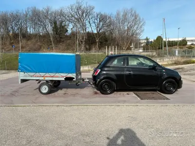 Usata Fiat 500 95 CV (69 kW) 2007 Nero Utilitaria