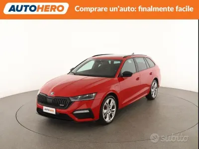 Usata Skoda Octavia RS 150 CV (110 kW) 2021 Rosso Station wagon