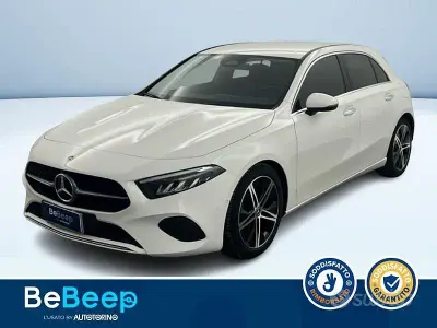 Usata Mercedes A180 Progressive 116 CV (85 kW) 2023 Bianco Berlina