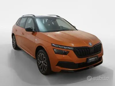 Usata Skoda Kamiq Monte Carlo 110 CV (80 kW) 2023 Arancione SUV