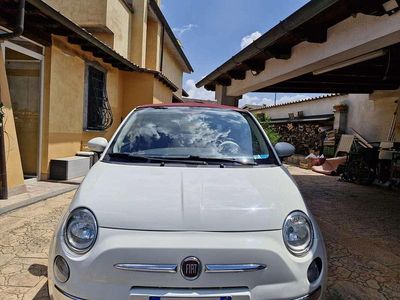 Usata Fiat 500C Lounge 69 CV (50 kW) 2014 Bianco Cabrio