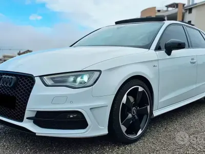 Usata Audi A3 S-Line 184 CV (135 kW) 2014 Bianco Berlina