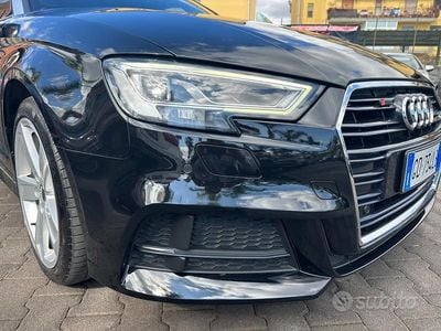 Usata Audi A3 Cabriolet S-Line 150 CV (110 kW) 2018 Nero Cabrio
