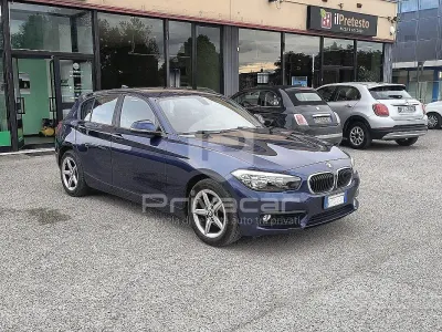 Usata BMW 118 Advantage 150 CV (110 kW) 2016 Blu Utilitaria